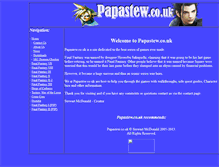 Tablet Screenshot of papastew.co.uk